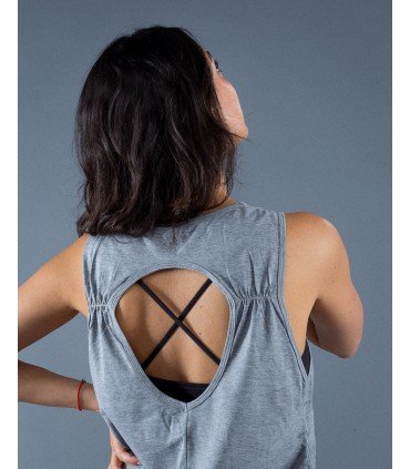 Camiseta Luz Vegana Deportiva para Yoga – Sostenible y Biodegradable