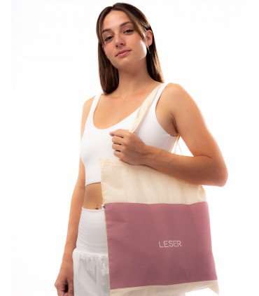 BOLSA DE TELA DE ALGODÓN ORGÁNICO LESER YOGA