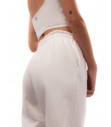 Pantalón Largo Eco Cloud – Blanco, Cómodo y Atemporal
