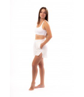 Shorts Eco Cloud –  Blanco con Suavidad Consciente
