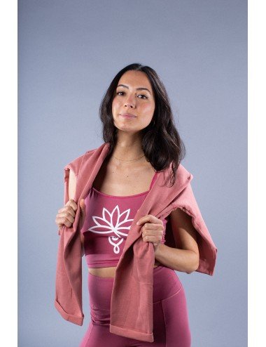 Top Largo Loto Estampado – Suavidad, Presencia y Belleza Interior