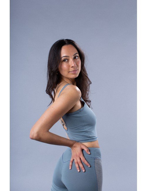 Top Largo Loto Estampado – Suavidad, Presencia y Belleza Interior